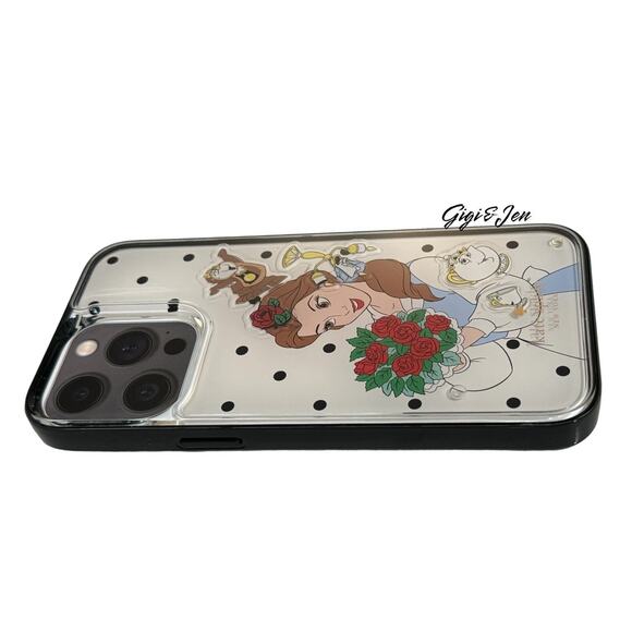 Kate Spade X Disney Beauty And The Beast Liquid iPhone 14 Pro Max Phone Case - Picture 5 of 7
